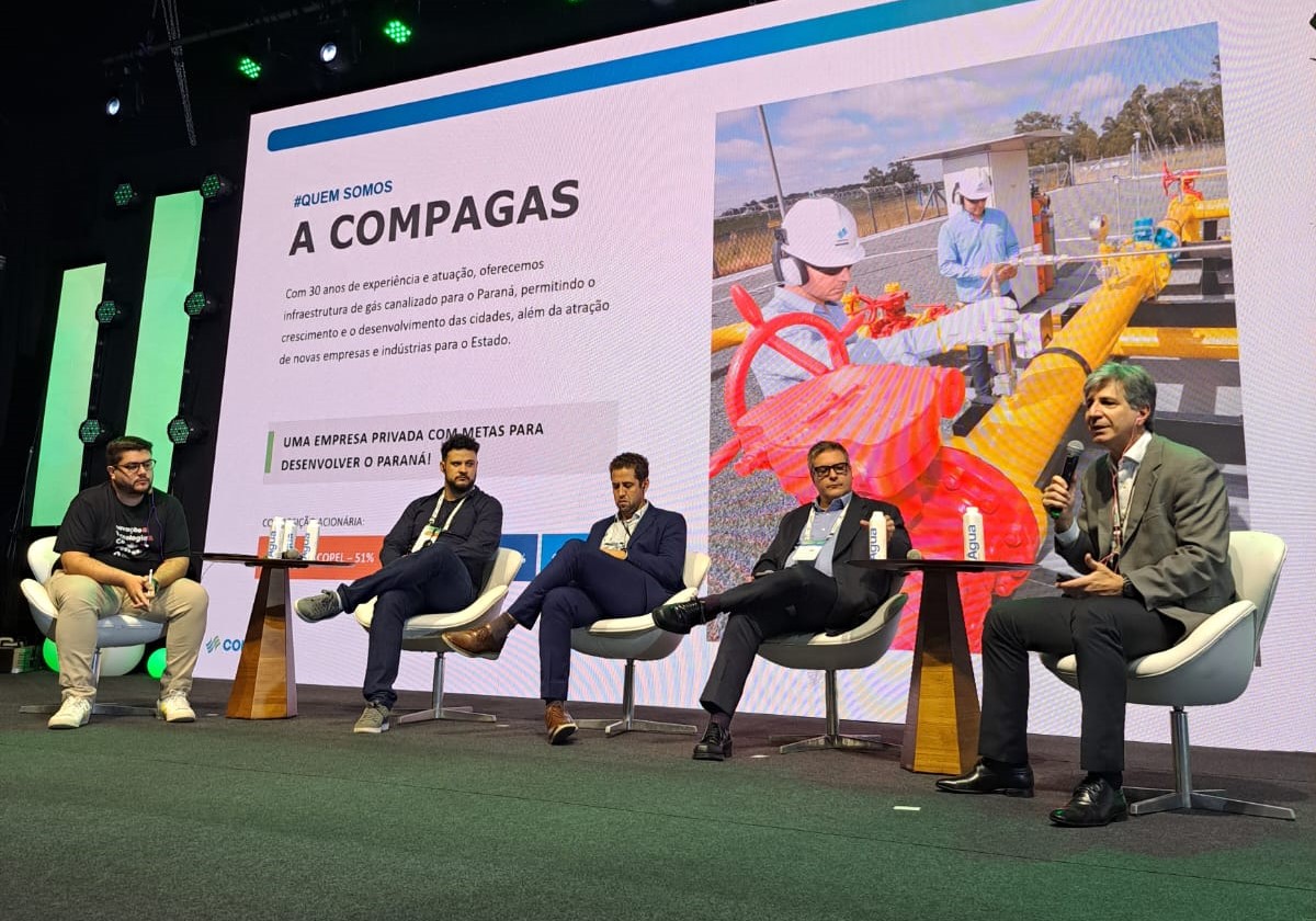 Compagas apresenta resultados de testes do uso do GNV em frotas públicas durante o Smart City Curitiba 2024
