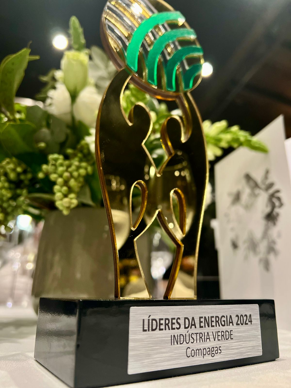 Compagas recebe prêmio Líderes da Energia